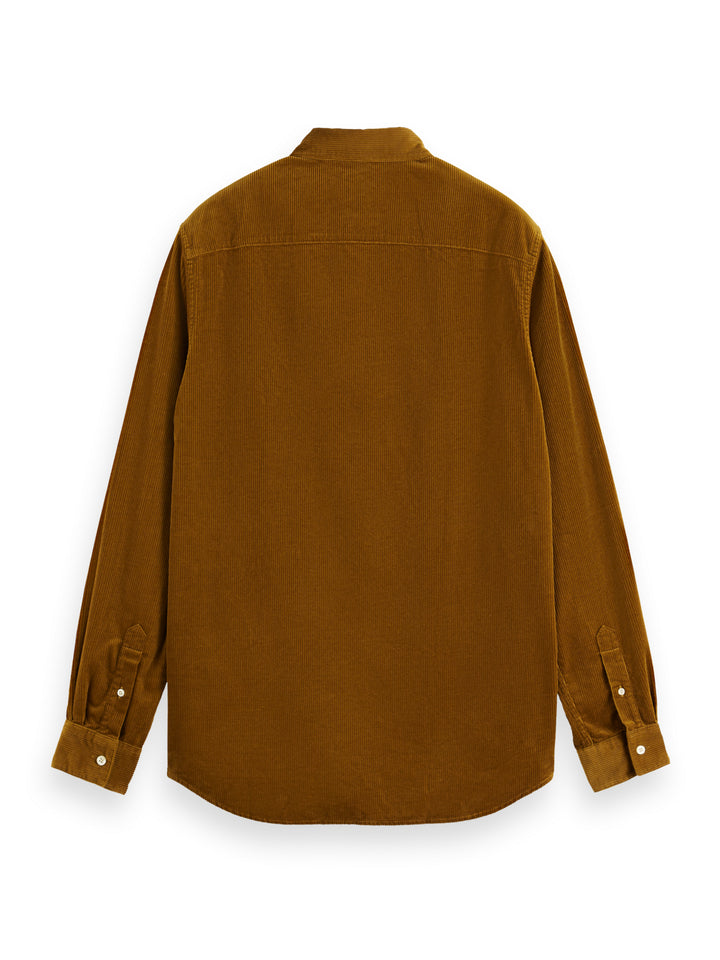 Scotch & Soda Corduroy Shirt in Golden Rust | Buster McGee
