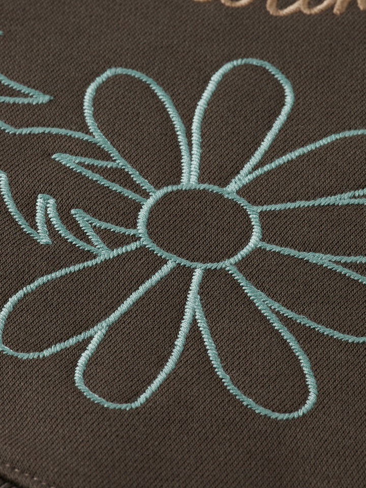 Scotch & Soda Embroidered Sweatshirt in Coffee | Buster McGee
