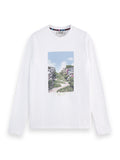 San Francisco Artwork LS Tee in White | Buster McGee