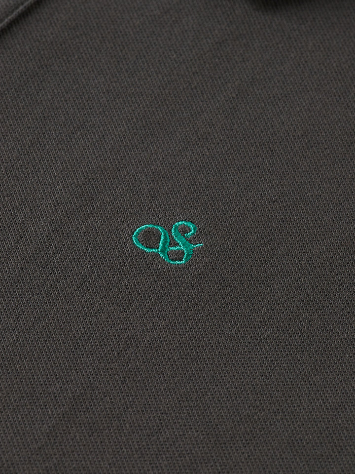 Scotch & Soda Essential Logo Pique Polo Shirt in Vinyl | Buster McGee