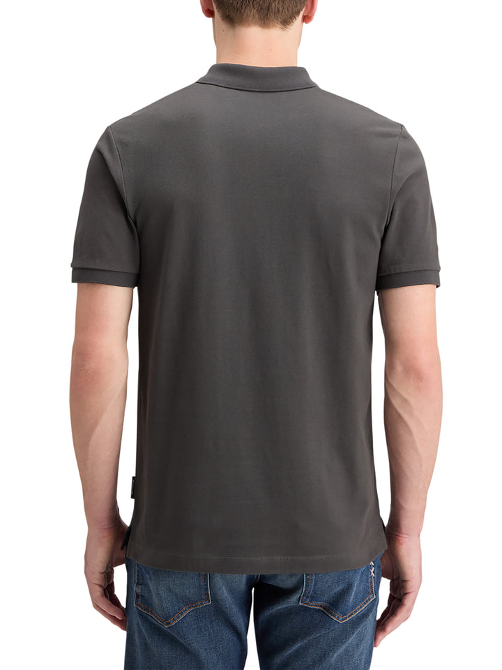 Scotch & Soda Essential Logo Pique Polo Shirt in Vinyl | Buster McGee