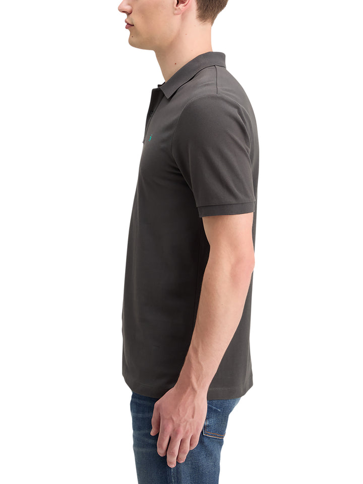 Scotch & Soda Essential Logo Pique Polo Shirt in Vinyl | Buster McGee