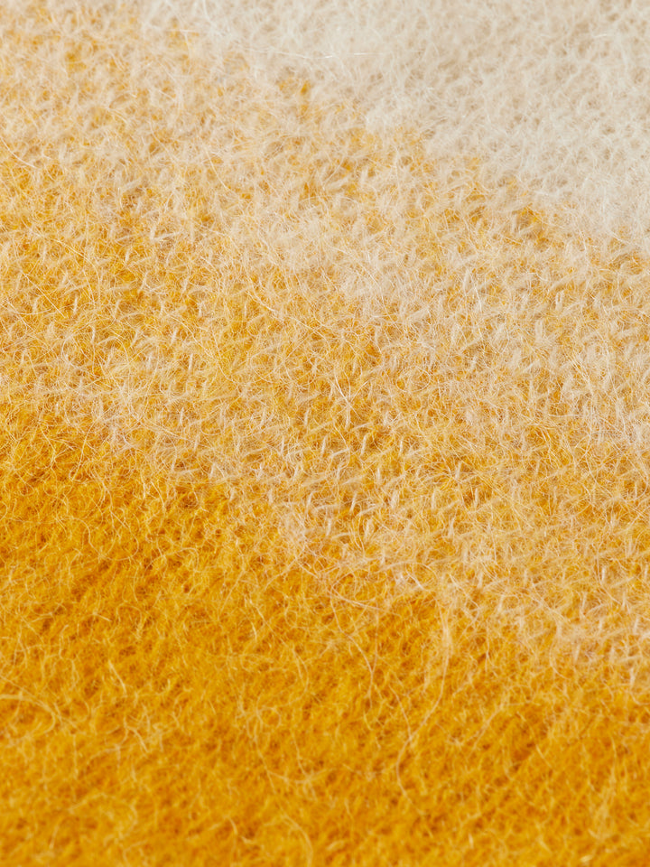 Alpaca Wool-Blend Sweater in Yellow Blue Gradient | Buster McGee