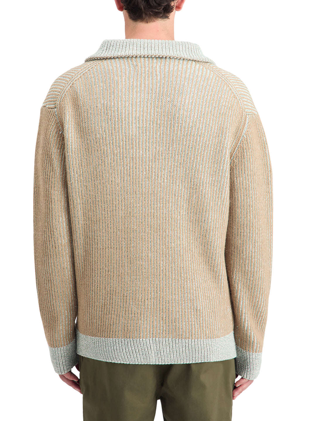 Scotch & Soda Quarter Zip Pullover in Mocha | Buster McGee