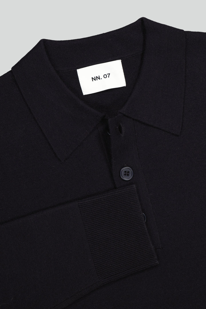 NN07 Harald LS Polo 6530 in Navy Blue | Buster McGee