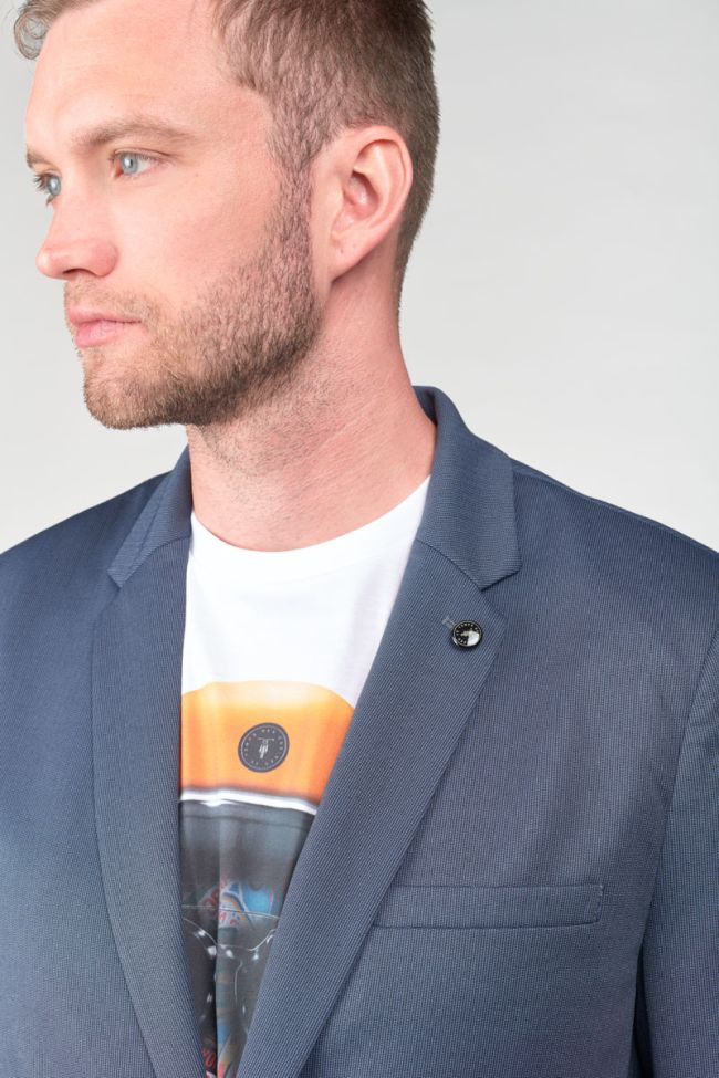 Le Temps des Cerises Misar Blazer in Blue | Buster McGee Daylesford