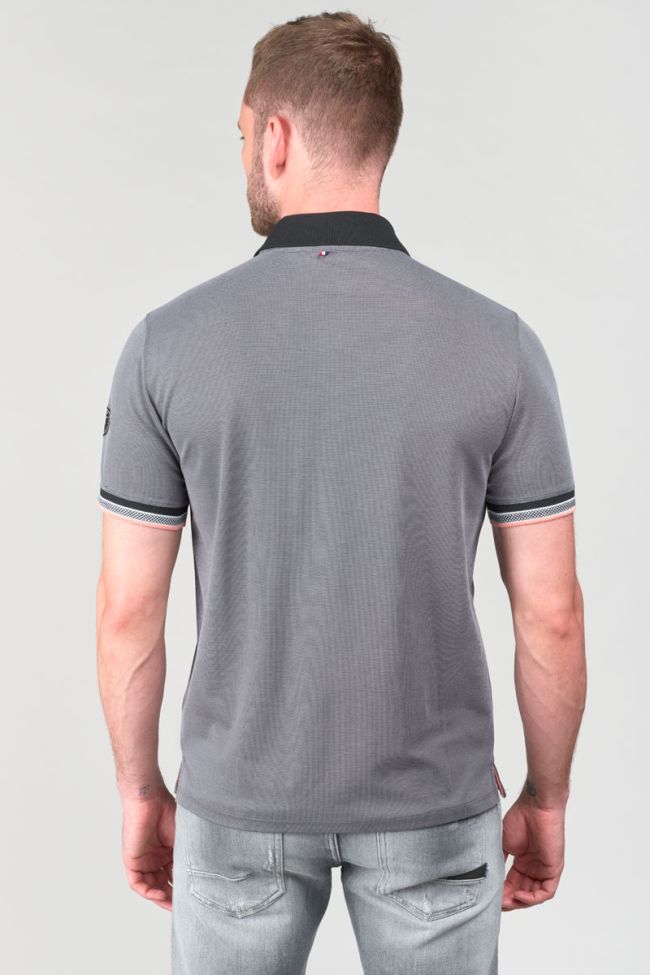 Mise Men's Striped Polo in Black | Buster McGee