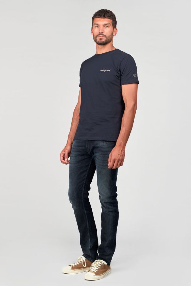 Scully Printed Tee in Navy Blue | Buster McGee Daylesford