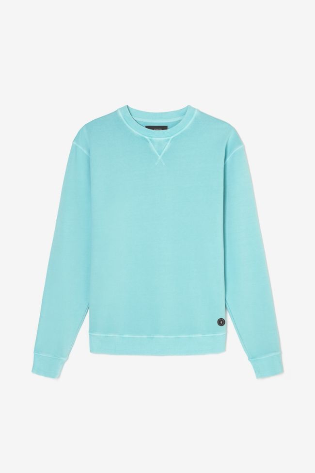 Le Temps des Cerises Varel Crewneck Sweater in Lagoon | Buster McGee