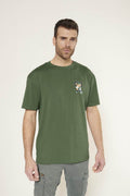 Bam Printed Tee in Forest | Buster McGee
