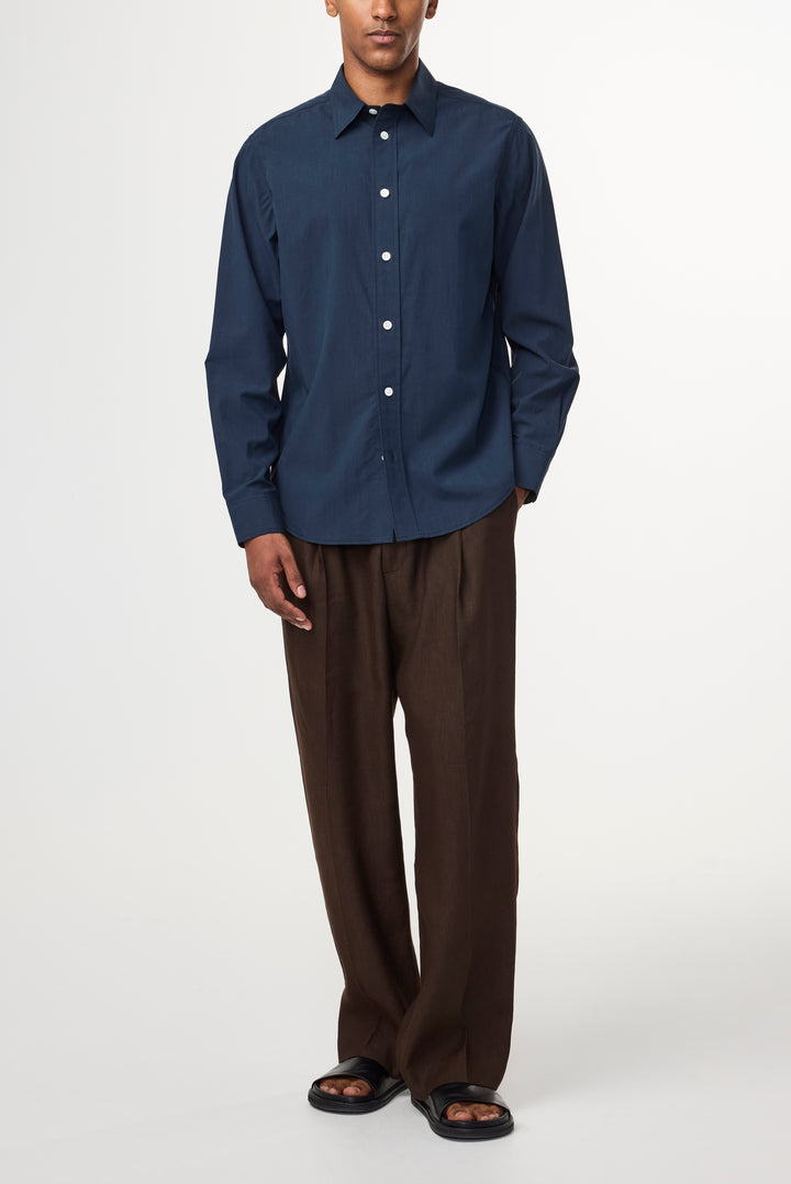 NN07 Colby 5329 Longsleeve Shirt in Navy Blue | Buster McGee 