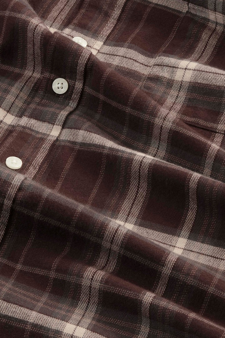 NN07 Deon 5465 Cotton Shirt in Dusky Port