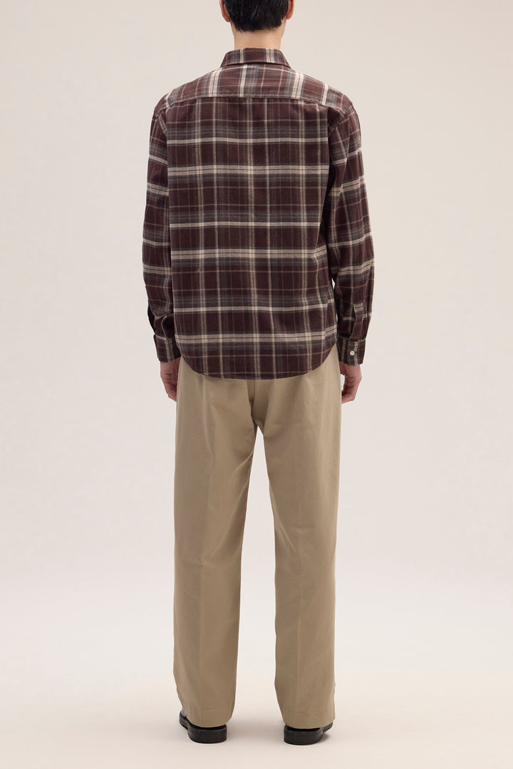 NN07 Deon 5465 Cotton Shirt in Dusky Port | Buster McGee