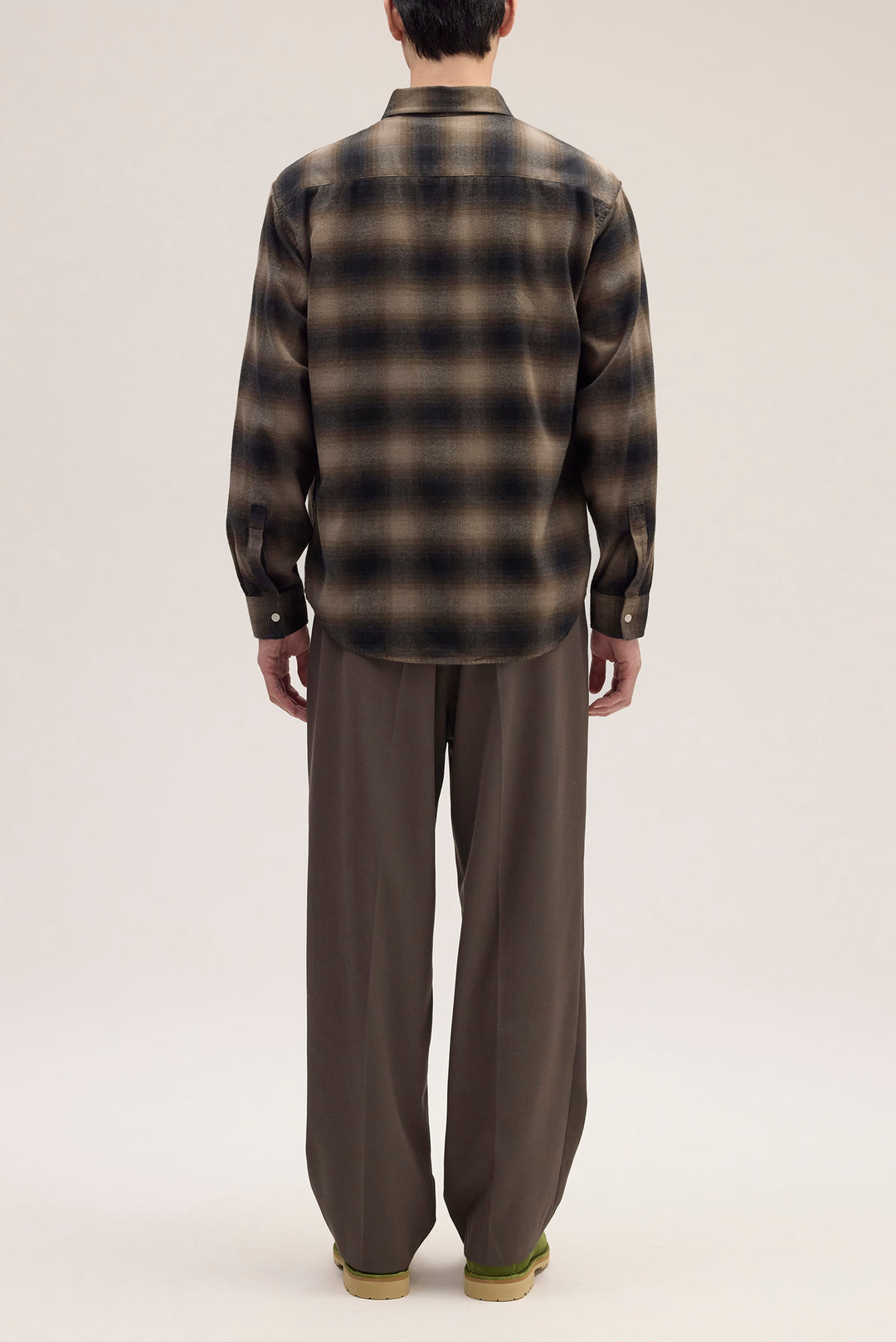 NN07 Deon 5465 Cotton Shirt in Black Check | Buster McGee
