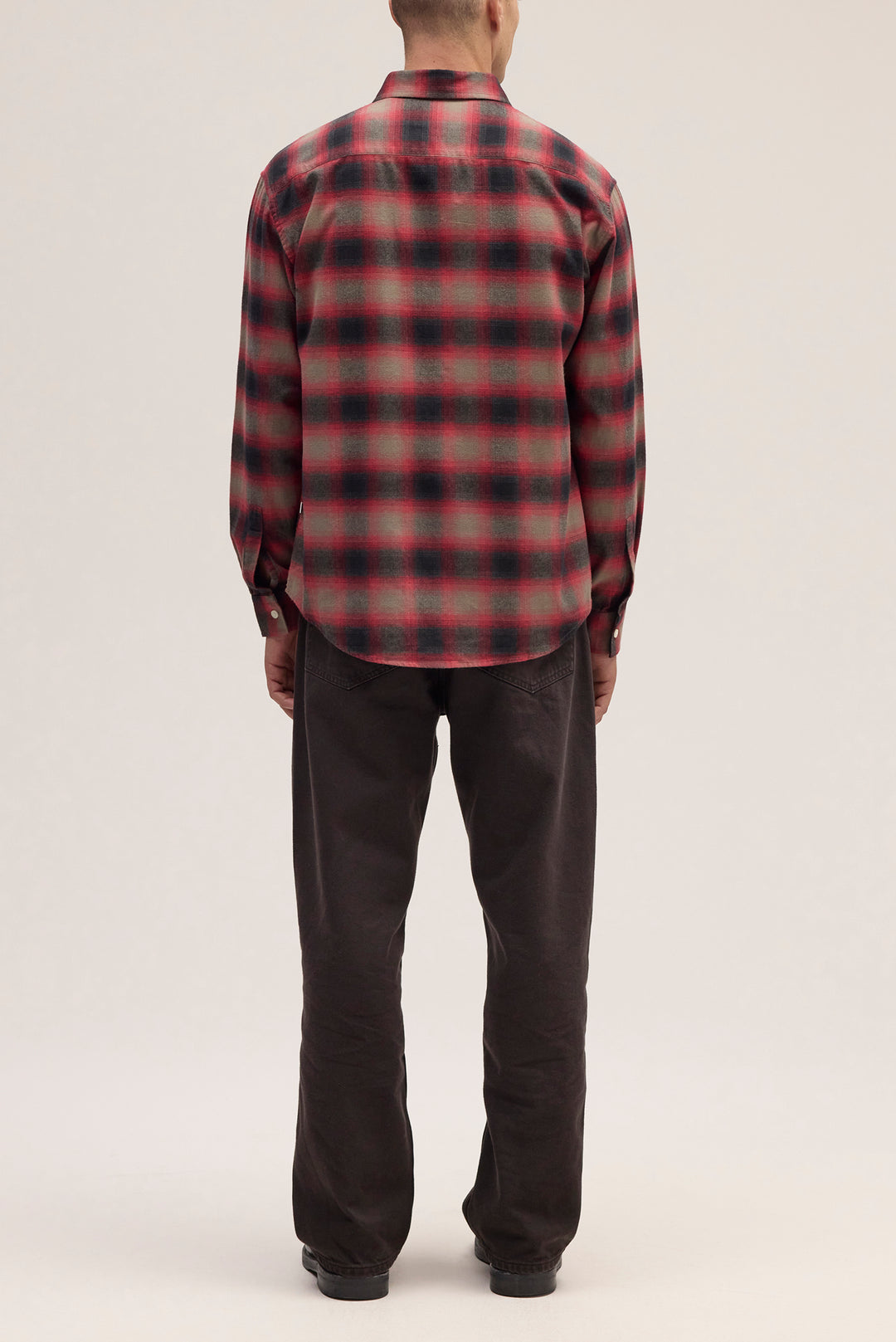 NN07 Deon 5465 Cotton Shirt in Red Check | Buster McGee