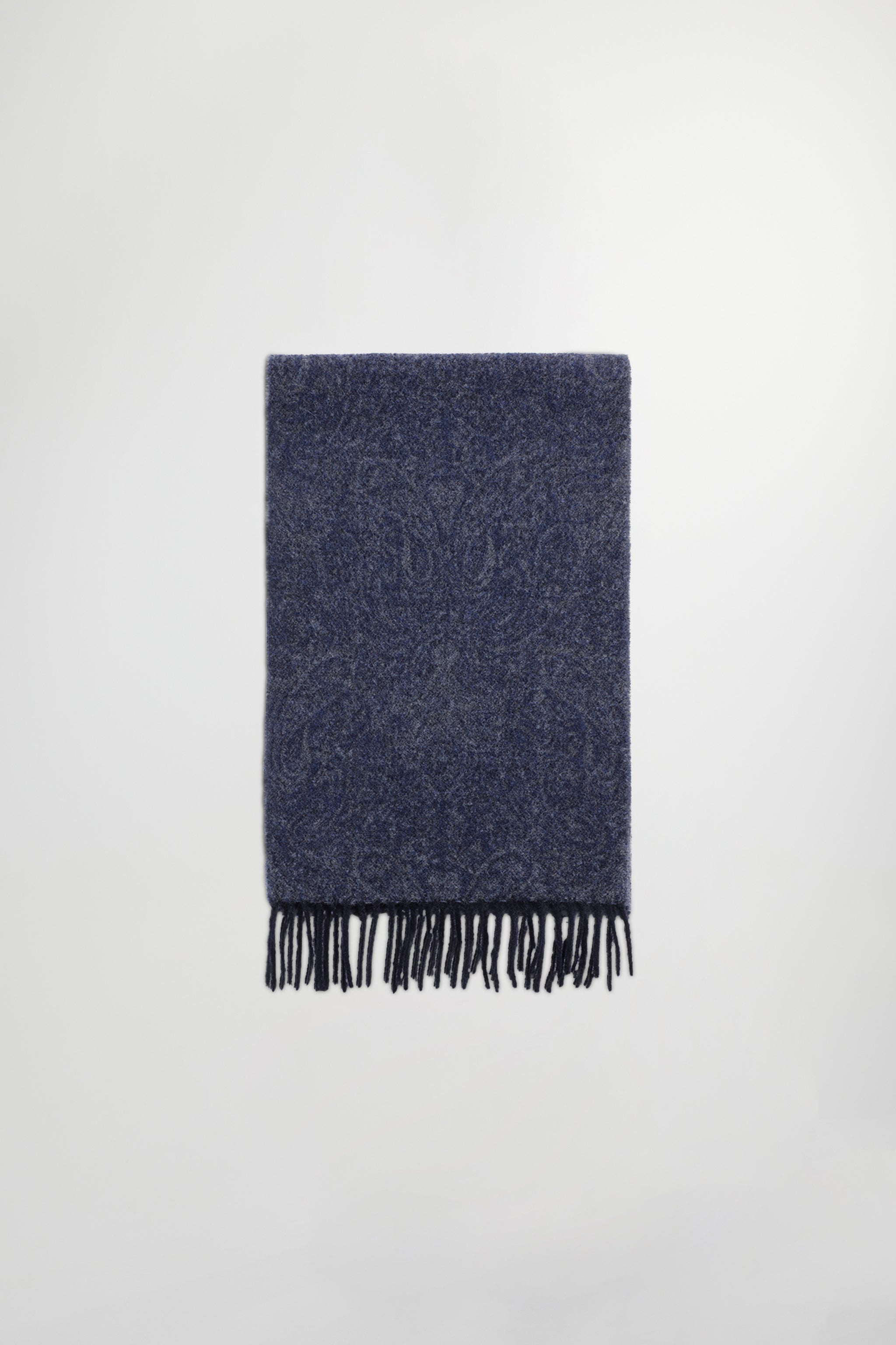 NN07 Scarf Two 9014 in Navy Print | Buster McGee