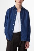 NN07 Colby 5765 Longsleeve Shirt in Medium Indigo | Buster McGee