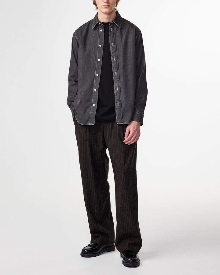 NN07 Colby 5765 Longsleeve Shirt in Grey Denim | Buster McGee