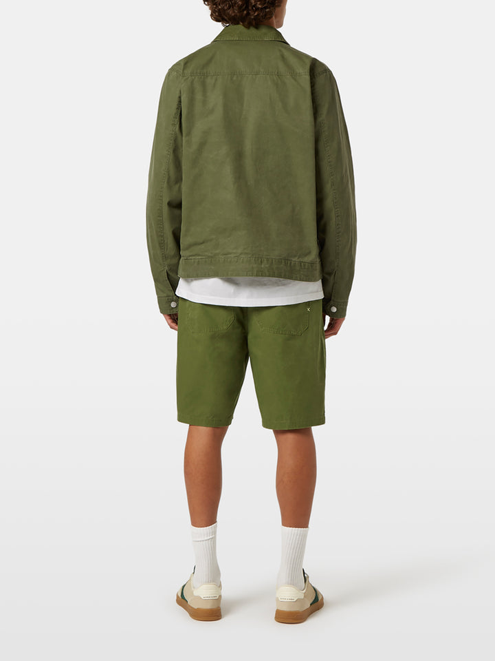 Scotch & Soda Pigment Dyed Worker Jacket in Army | Buster McGee