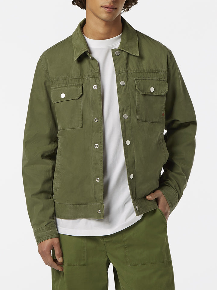 Scotch & Soda Pigment Dyed Worker Jacket in Army | Buster McGee