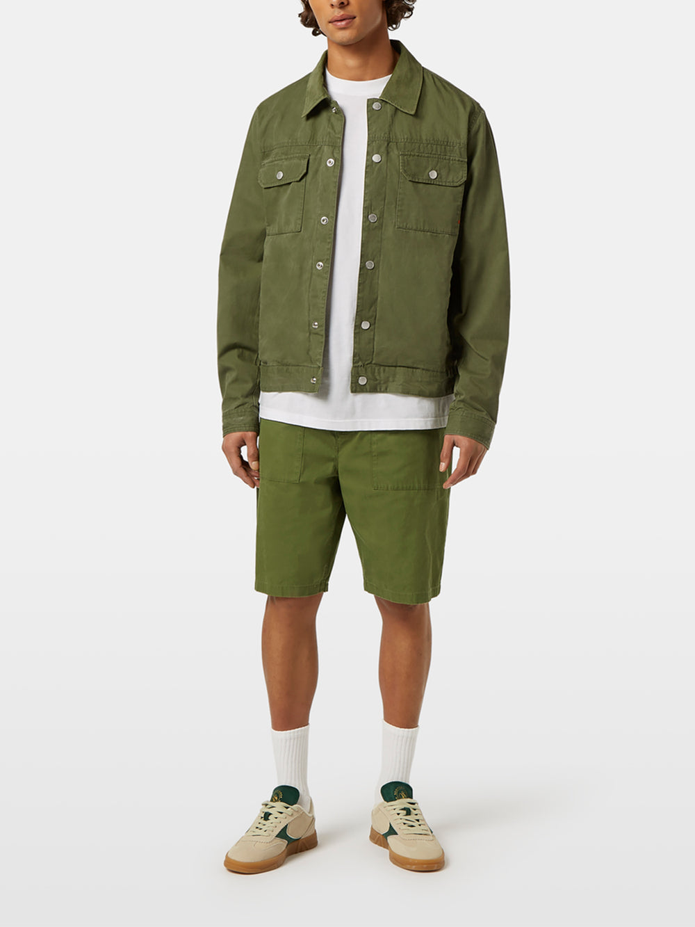 Scotch & Soda Pigment Dyed Worker Jacket in Army | Buster McGee