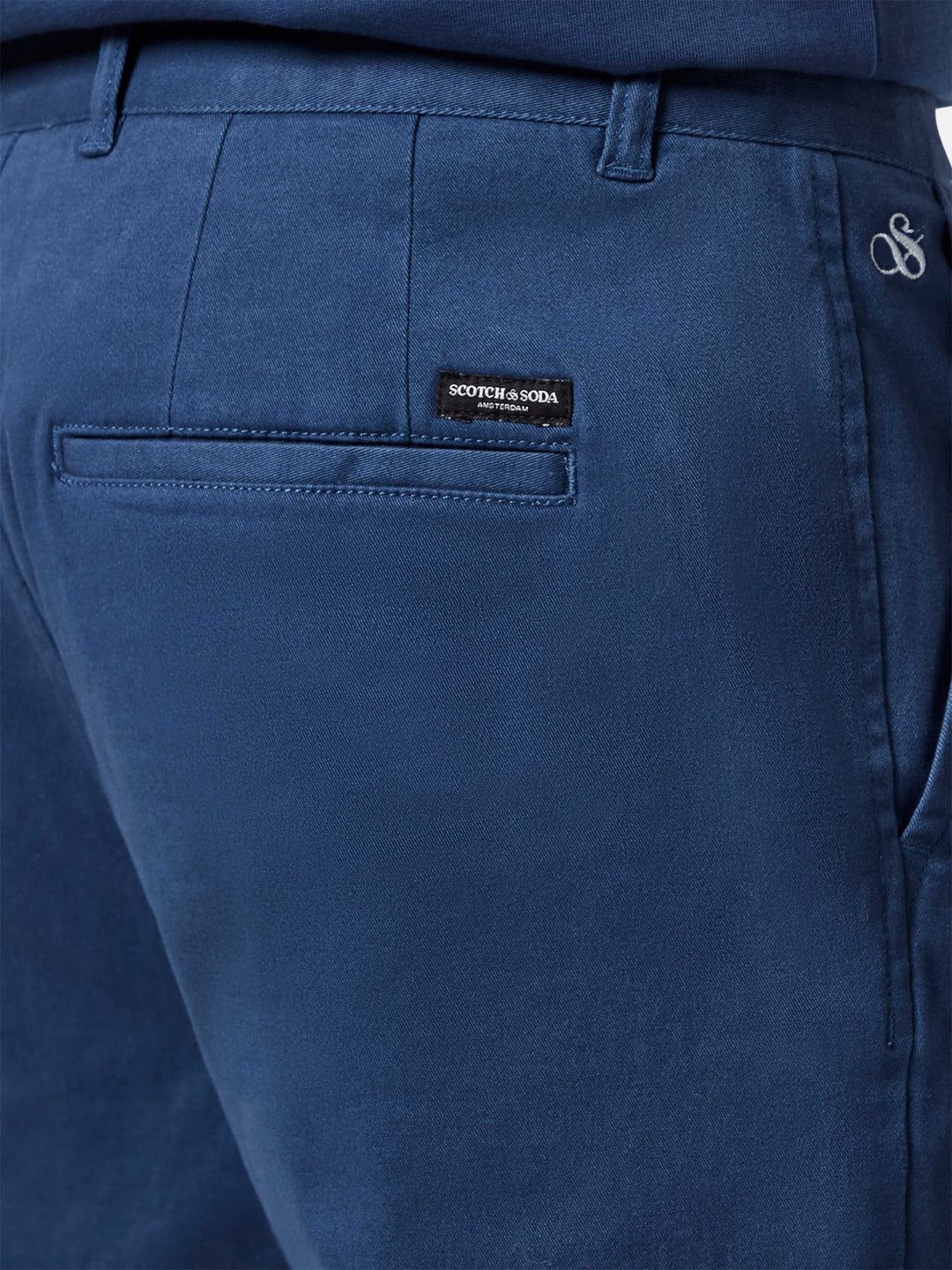 Scotch & Soda Stuart Slim Fit Chinos in Atlantic Blue