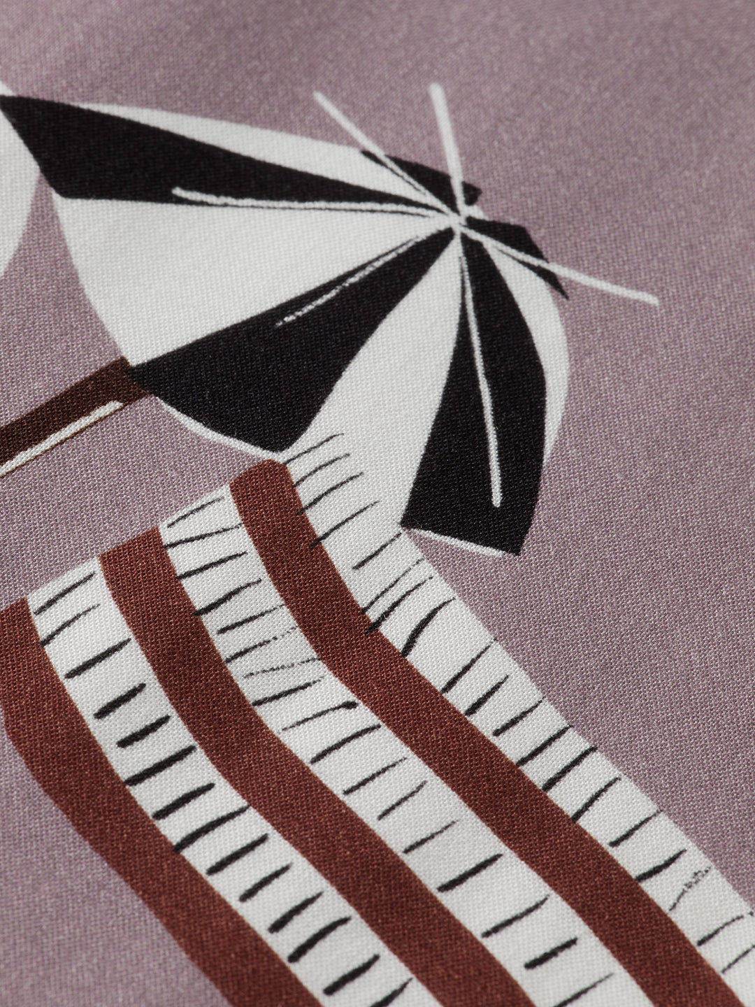 Scotch & Soda SS Shirt with AOP in Cutout Beach Brown