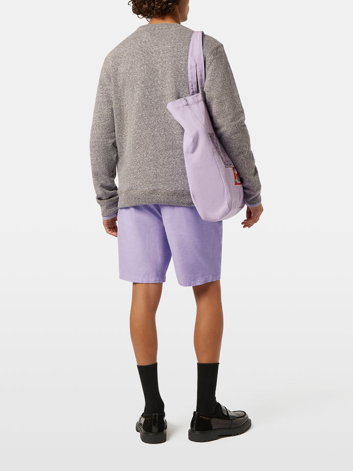 Scotch & Soda Melange Sweatshirt Washed Black Melange | Buster McGee