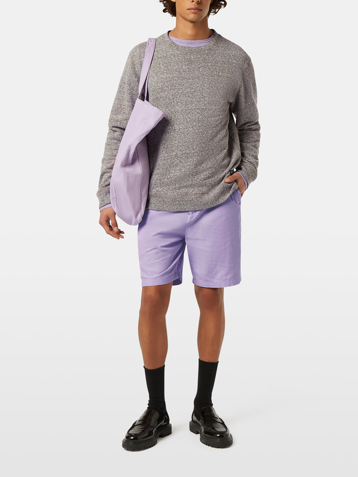 Scotch & Soda Melange Sweatshirt Washed Black Melange | Buster McGee