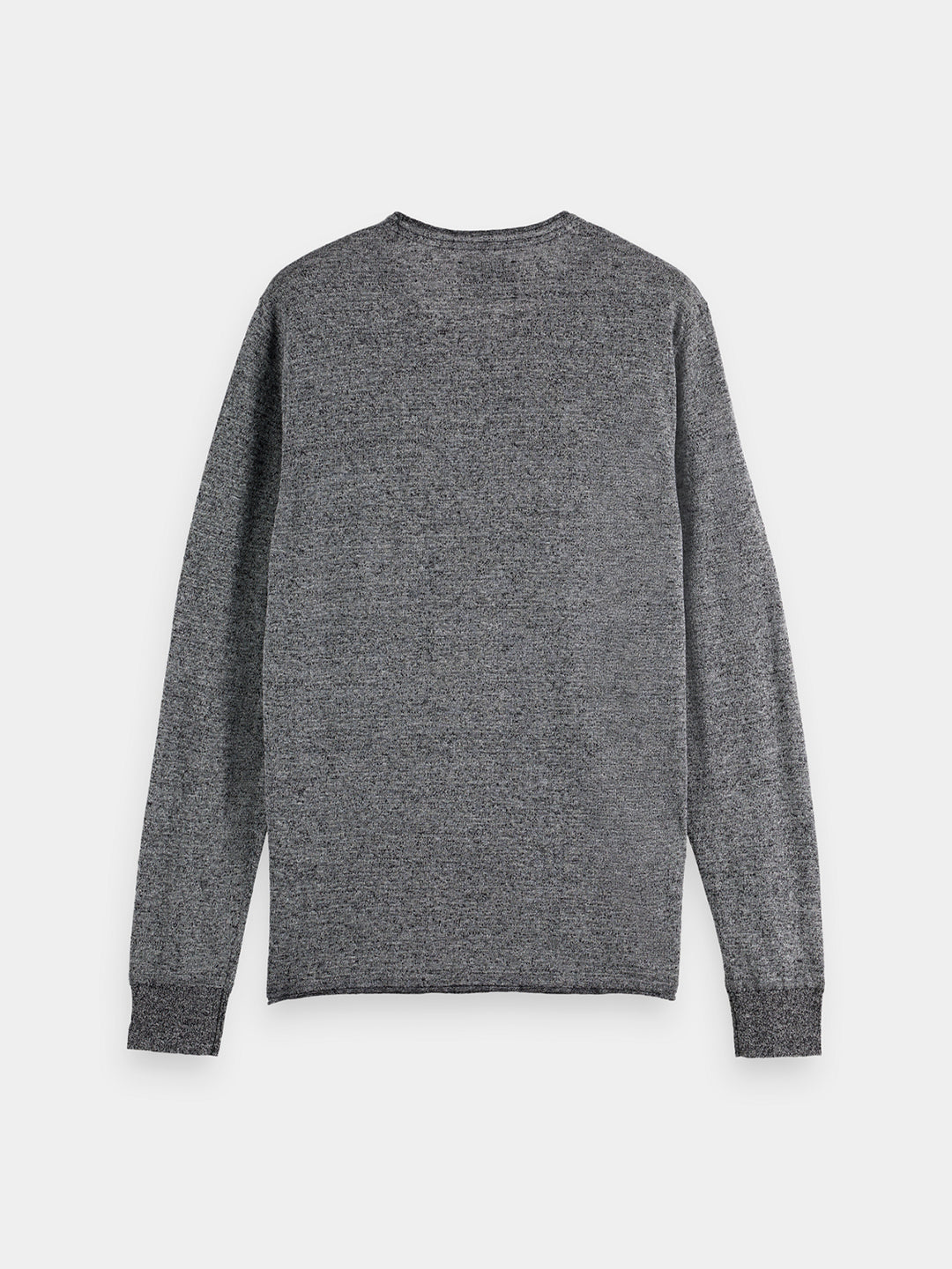 Scotch & Soda Linen Blend Pullover Washed Black | Buster McGee