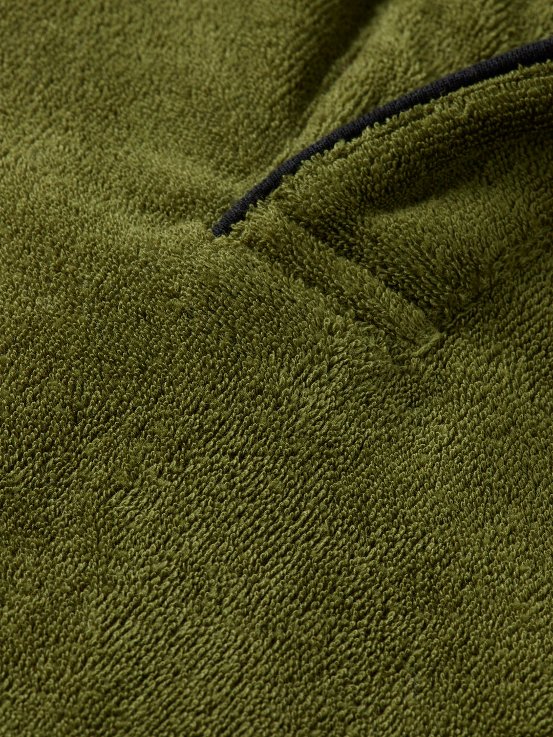 Scotch & Soda Relaxed Fit Towelling Polo Shirt in Army | Buster McGee