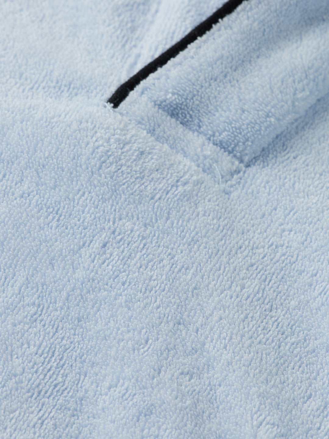 Scotch & Soda Relaxed Fit Towelling Polo Shirt in Light Shirting Blue | Buster McGee