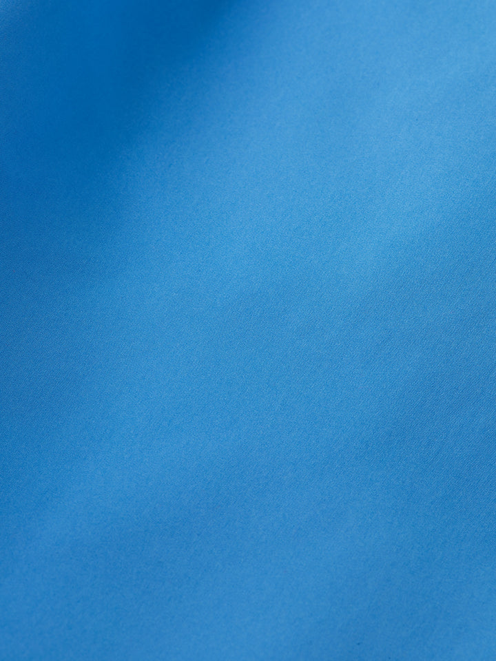 Scotch & Soda Solid Mid-Length Swim Short in Aqua Blue