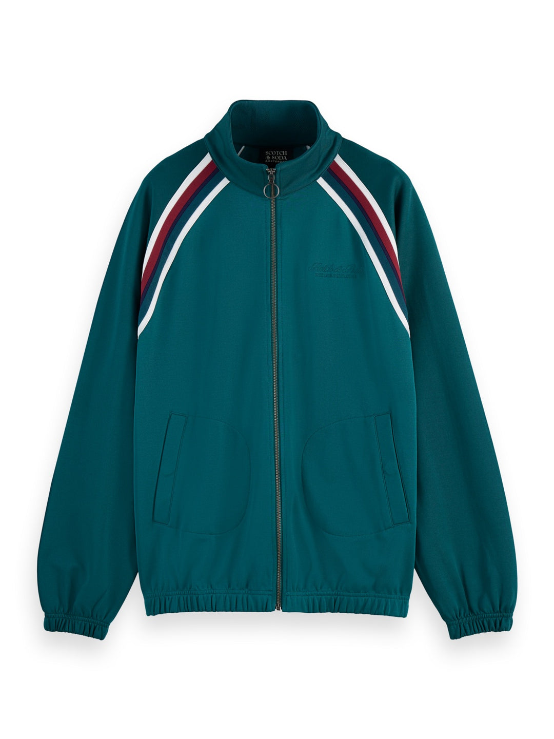 Scotch & Soda Tracksuit Jacket in Pitch Green | Buster McGee