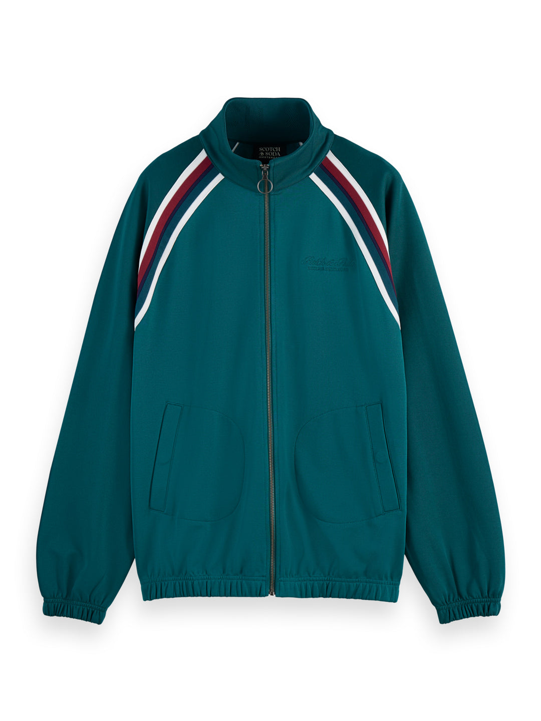 Scotch & Soda Tracksuit Jacket in Pitch Green | Buster McGee