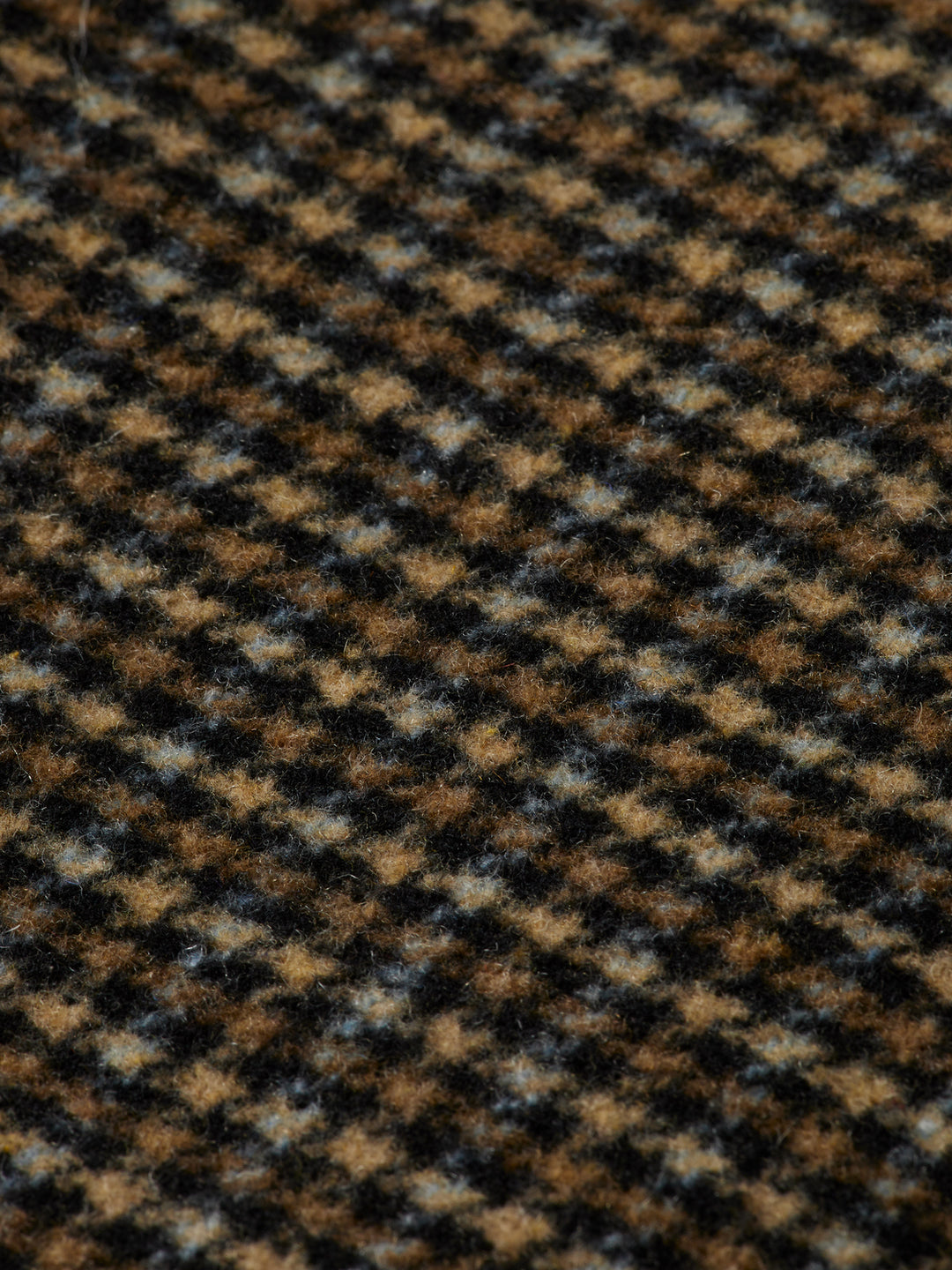 Wool-Blend Regular Fit Jacket Black Spring Blue Check | Buster McGee
