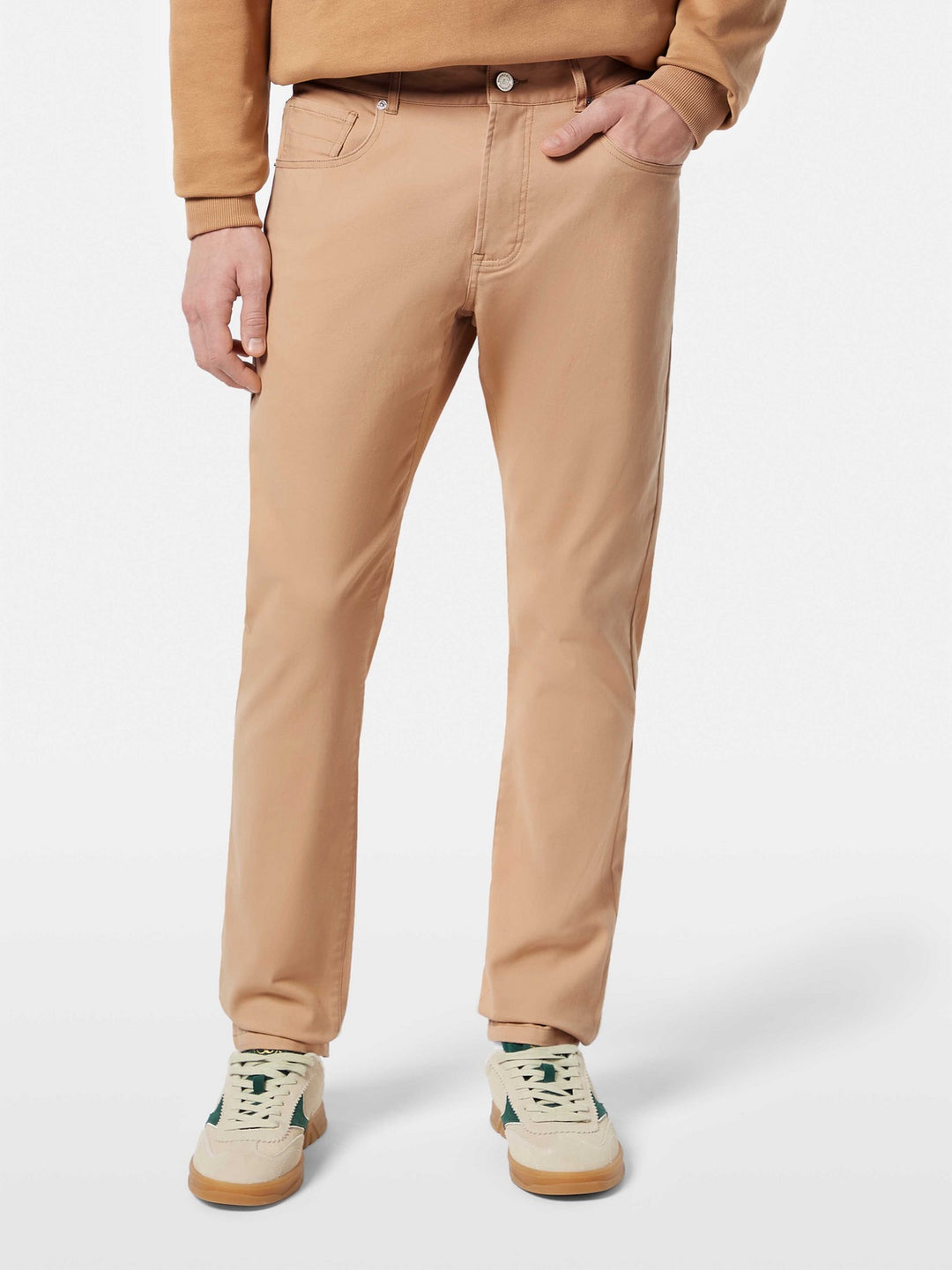 Scotch & Soda Ralston 5 Pocket  Pant in Soft Camel | Buster McGee