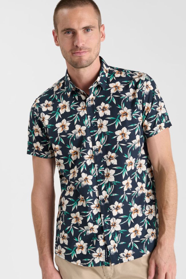 Le Temps des Cerises Brisel Short Sleeve Shirt in Galaxy | Buster McGee