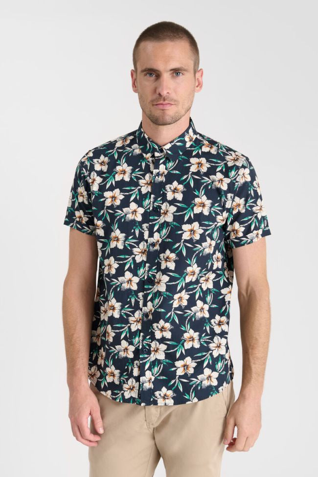 Le Temps des Cerises Brisel Short Sleeve Shirt in Galaxy | Buster McGee