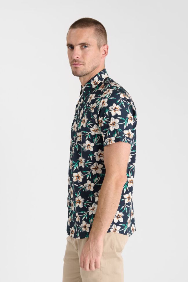 Le Temps des Cerises Brisel Short Sleeve Shirt in Galaxy | Buster McGee
