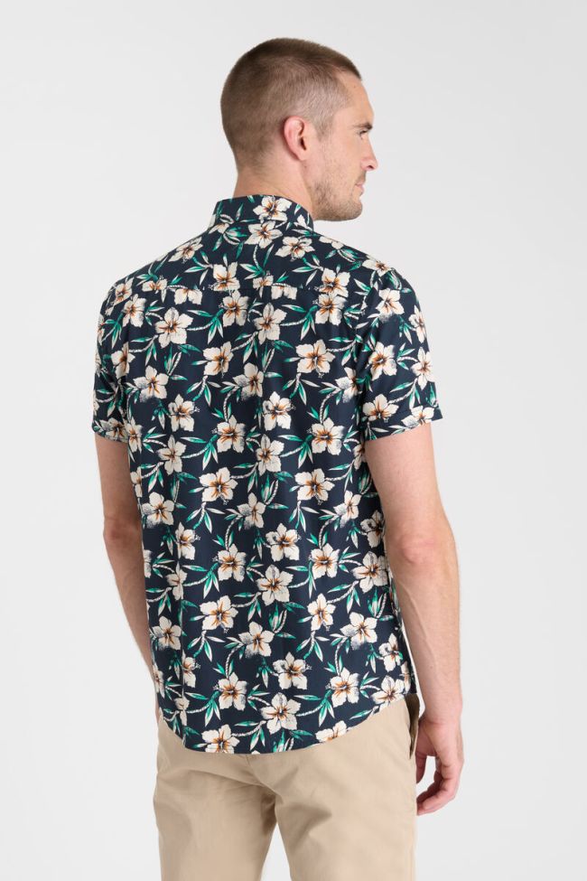 Le Temps des Cerises Brisel Short Sleeve Shirt in Galaxy | Buster McGee