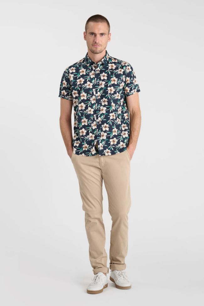 Le Temps des Cerises Brisel Short Sleeve Shirt in Galaxy | Buster McGee