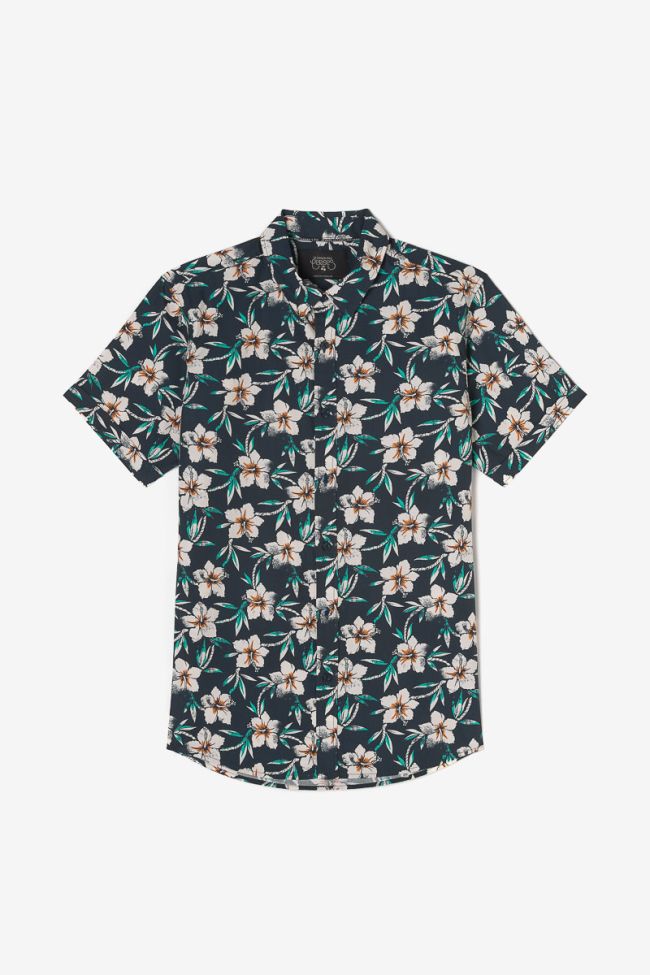 Le Temps des Cerises Brisel Short Sleeve Shirt in Galaxy | Buster McGee