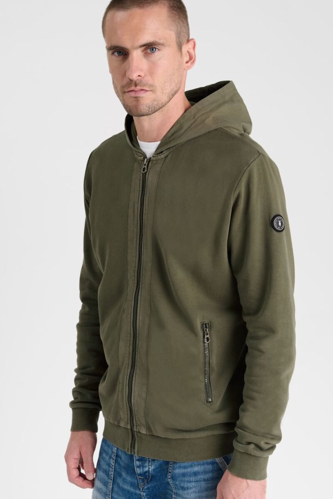 Le Temps des Cerises Refa Hooded Sweatshirt in Khaki | Buster McGee