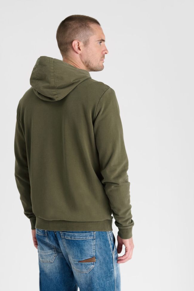 Le Temps des Cerises Refa Hooded Sweatshirt in Khaki | Buster McGee