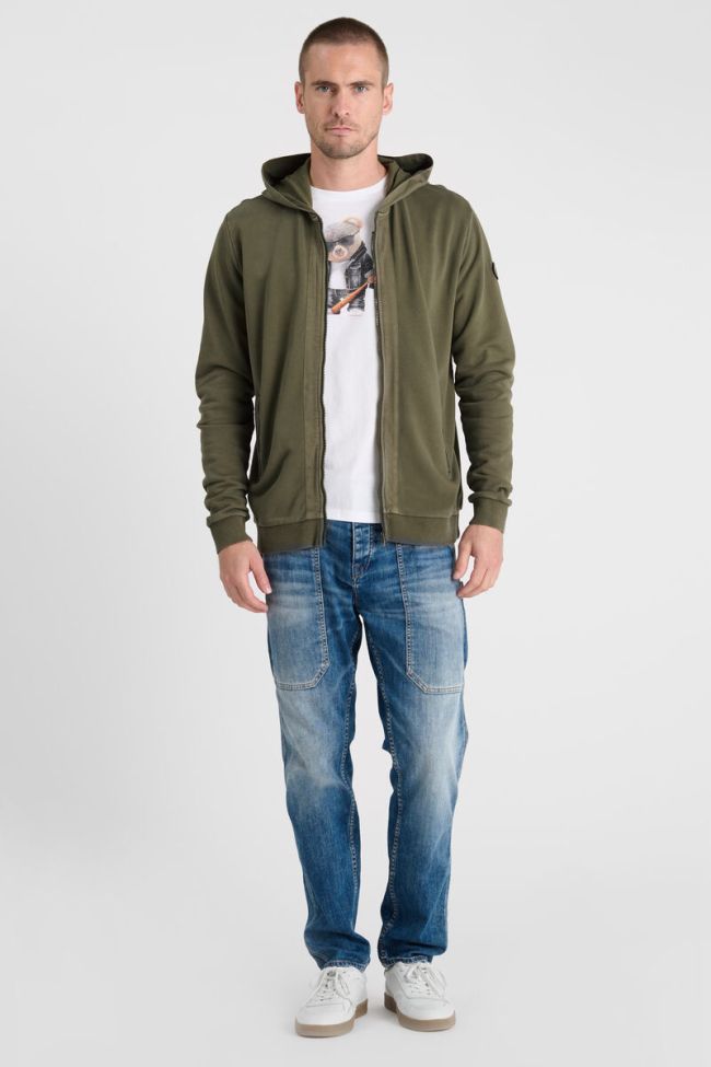 Le Temps des Cerises Refa Hooded Sweatshirt in Khaki | Buster McGee