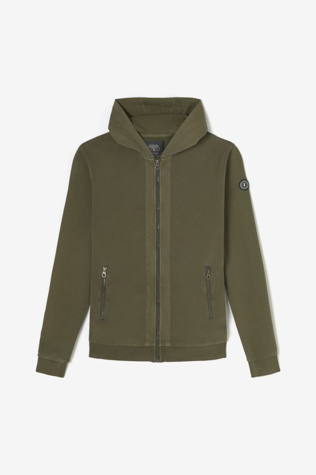 Le Temps des Cerises Refa Hooded Sweatshirt in Khaki | Buster McGee
