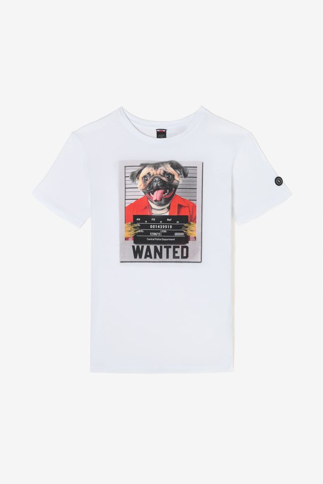 Le Temps des Cerises Renaud Printed Tee in White | Buster McGee