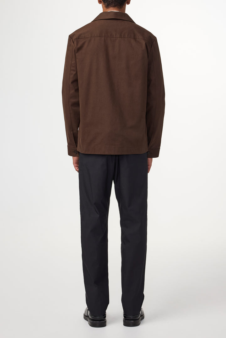 NN07 Olav 1920 Hybrid Jacket in Demitasse | Buster McGee