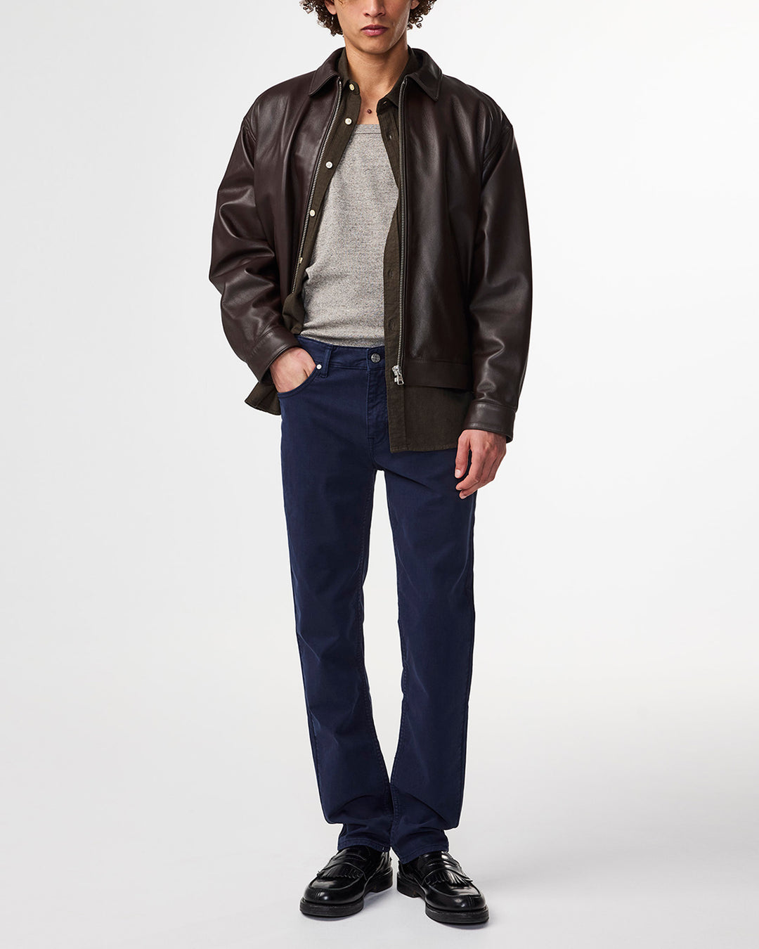 NN07 Tony 1923 Jeans in Navy Blue | Buster McGee
